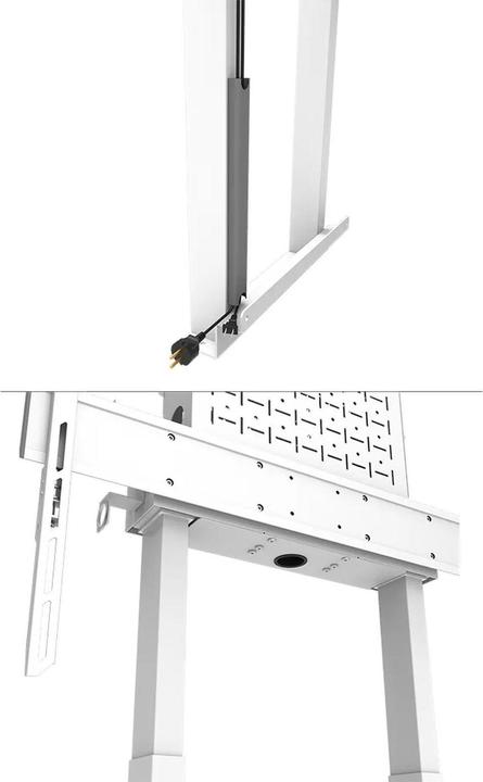 Neomounts Motorised Wall Stand incl. storage box 10cm Wheels VESA 100x100 up to 800x600 (100", 110 kg)
