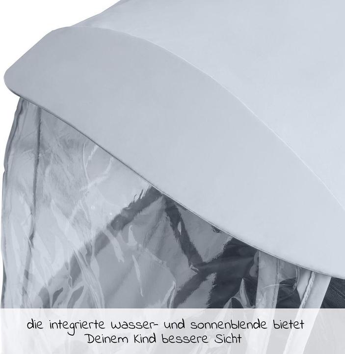 Actual product image Hauck Walk N Care Raincover Grey