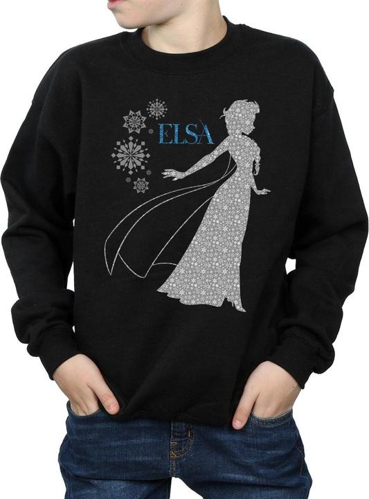 Immagine prodotto Disney Frozen Elsa Christmas Silhouette Felpa Ragazzi (128)