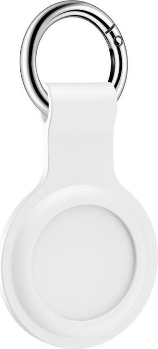 Immagine prodotto iCarer AirTag Hülle – Silikon Schlüsselanhänger, Weiss (XYSK001-WH)