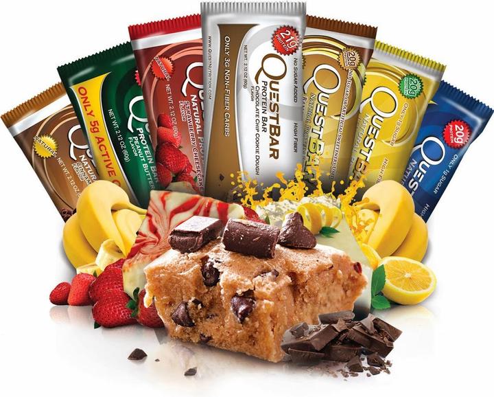 Actual product image Quest Nutrition Bar (12 x 60g) (Oatmeal Chocolate Chip, 12 pcs., 720 g)