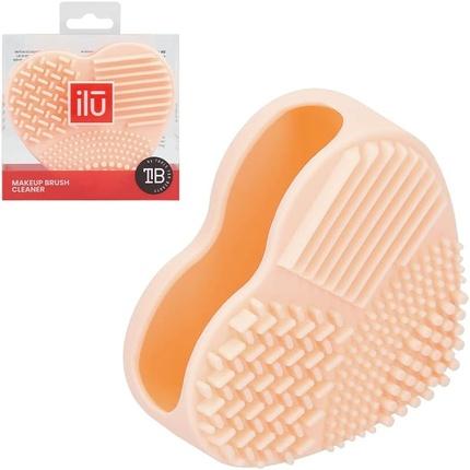 Ilu T4B Pinselreiniger Make up Brush Cleaner Silikon Kosmetik Pinsel Reinigung (Orange)