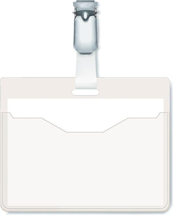 Produktbild Durable Hartfolien-Namensschilder mit Clip oben offen