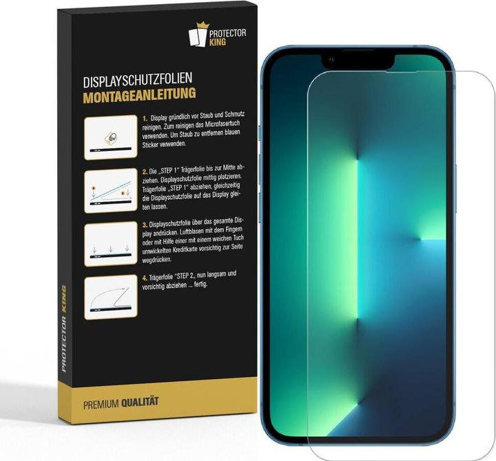 Produktbild Protectorking 6x 9H Panzerglas flexibel HD Klar (6 Stück, Apple iPhone 13 mini)