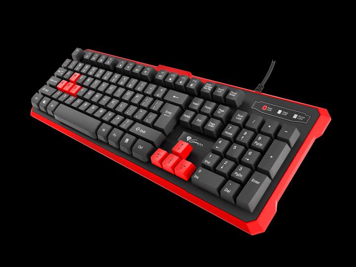 Actual product image Genesis RHOD 110 Keyboard USB QWERTY US International (US, Cable)
