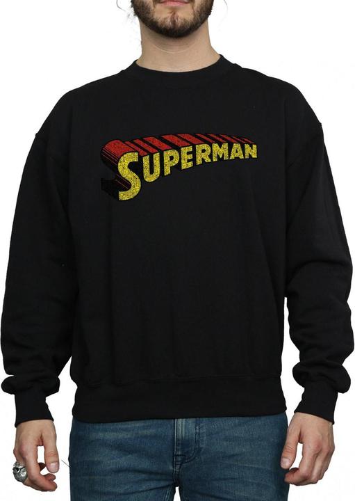 Immagine prodotto Superman Telescopic Crackle Logo Felpa Uomo (S)
