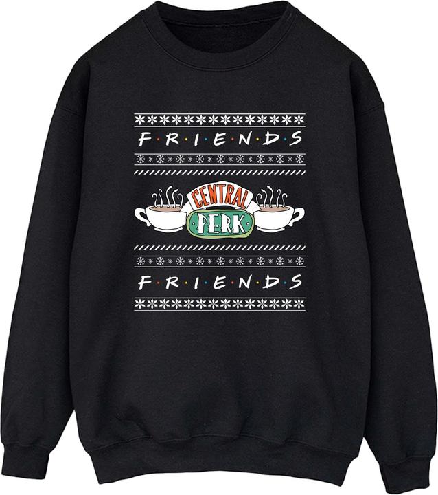 Actual product image Friends Mens Fair Isle Central Perk Sweatshirt (M)