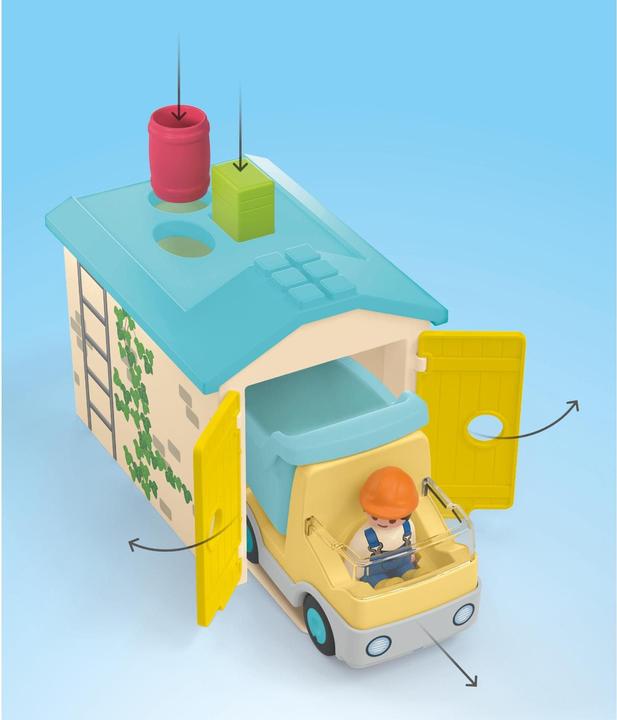 Actual product image Playmobil Lorry with sorting garage (71686, Playmobil Junior)
