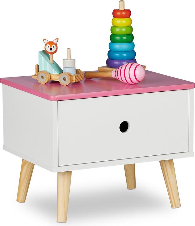 Produktbild Relaxdays Kinder-Nachttisch (38 x 30 x 31 cm)