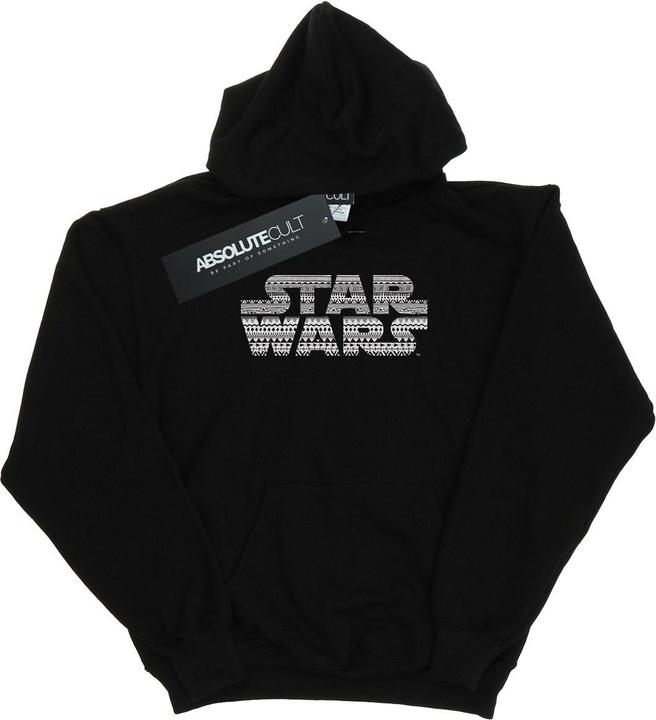 Star Wars Aztec Logo Mono Kapuzenpullover (L)