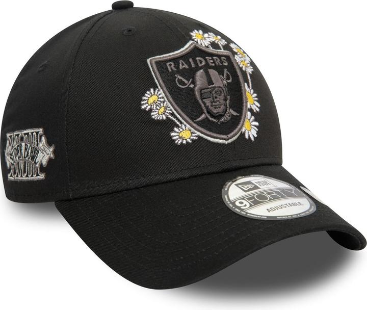 Produktbild New Era 9Forty Strapback Cap - FLOWER Las Vegas Raiders