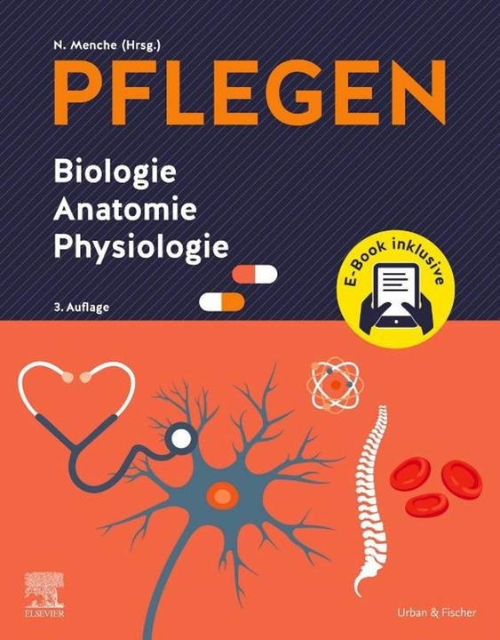 Actual product image PFLEGEN Biologie Anatomie Physiologie + E-Book (German, Nicole, Menche, 2025)
