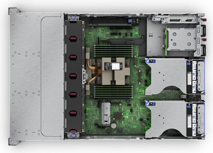Productafbeelding HPE ProLiant DL345 Gen11 AMD EPYC 9124 3,0 GHz 16-core 1P 32GB-R MR408i-o 8SFF 1000W PS EU-server (Amd Epyc 9124, 32 GB, Rack Server)