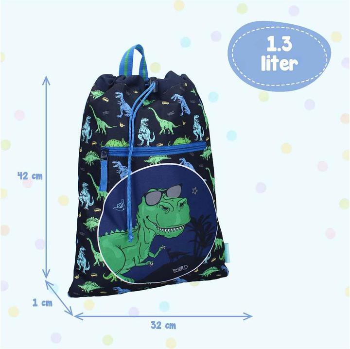 Produktbild Vadobag Lustiger Turnbeutel Happy Go Lucky Dino