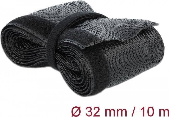 Immagine prodotto Delock Guaina per cavi 10mx32mm, con chiusura in velcro (Tubo cavi, 1000 cm)