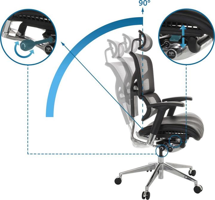 Actual product image Hjh Office ERGO-U2 LM