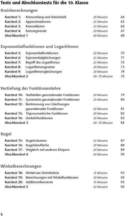 Produktbild Fit in Test und Klassenarbeit – Mathematik 9./10. Klasse Gymnasium (Deutsch, Wolfgang Göbels, 2017)