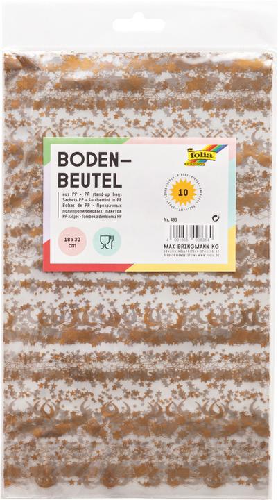 Produktbild Folia Weihnachts-Bodenbeutel, Maáe: (B)180 x (H)300 mm (Geschenktüte, 10 x)