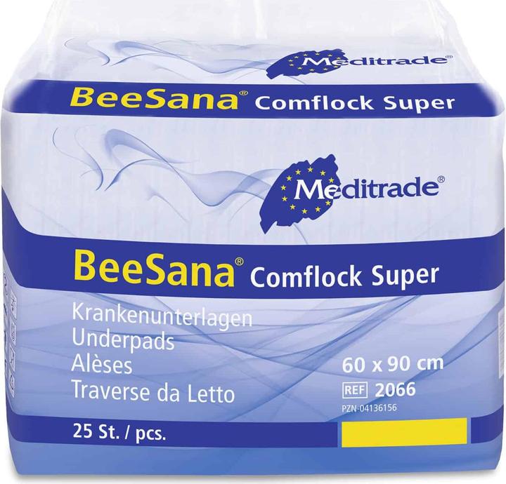 Actual product image Meditrade Disposable bed pads BeeSana® Comflock Super, 25 pcs. (25 x)
