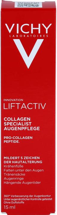 Produktbild Vichy Liftactiv Collagen Specialist Eyecare (Crème, 15 ml, Nacht)