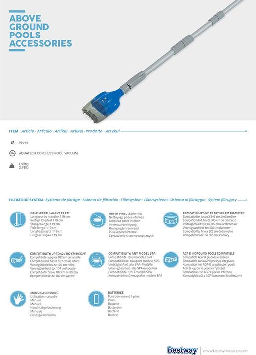 Actual product image Bestway AquaTech