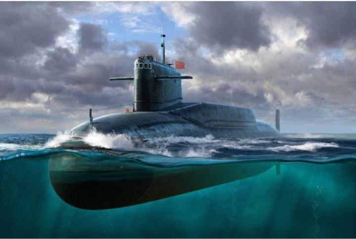 Actual product image Trumpeter PLAN Type 092 Xia Class Submarine