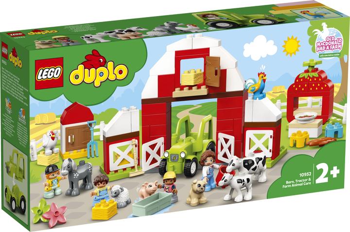 Produktbild LEGO Scheune, Traktor und Tierpflege (10952)