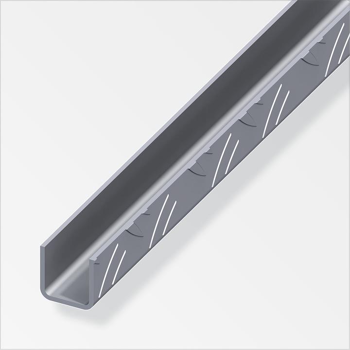 Produktbild Alfer Riffelquadrat-U Alu 2.5m
