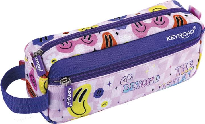 Keyroad pencil case, 21.5x9x5.5 cm, Smile