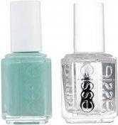 Image du produit Essie Set manichiura/pedichiura Nail Lacquer No.99 Mint Candy Apple, 13.5ml Topcoat Good to go, 5ml (99 Bonbons à la menthe et aux pommes, Top coat, Vernis couleur)