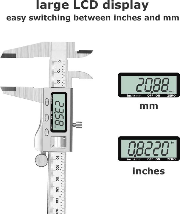 Immagine prodotto Louisware Digitaler Messschieber (15 cm)