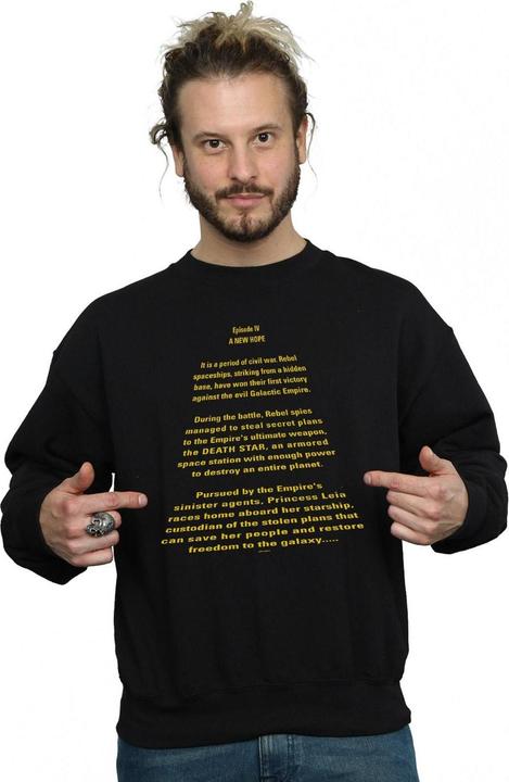 Produktbild Star Wars A New Hope Opening Crawl Sweatshirt (L)