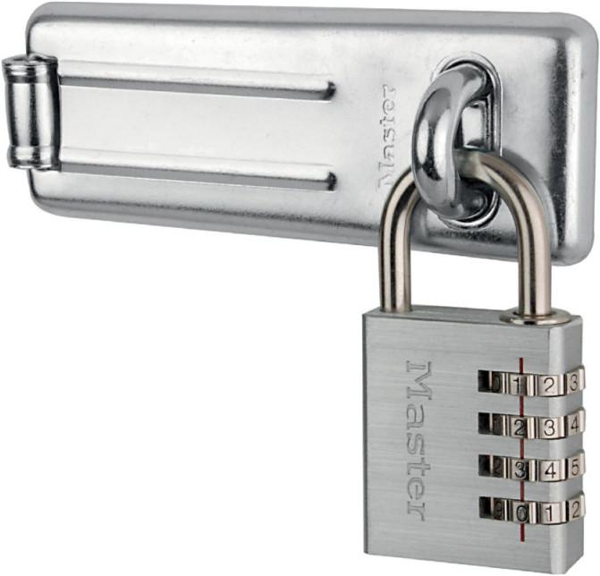 Master Lock Hasp with combination lock