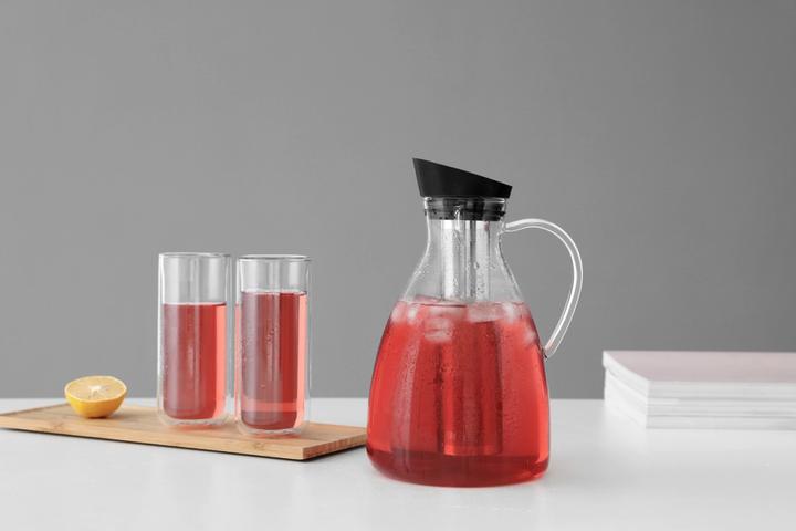 Produktbild Viva Eistee Karaffe Glas/Sil./ES 2l (2 l)