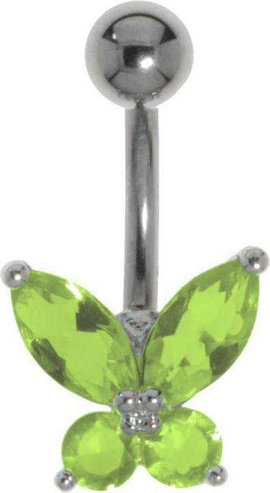Immagine prodotto Bijouteria Piercing ventre (Vetro (di orologio), Ottone rodiato in ottone rodiato, Titanio)