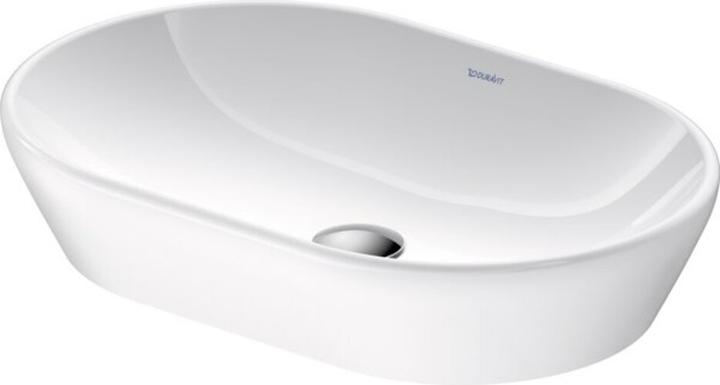 Produktbild Duravit Aufsatzbecken D-NEO 600x400mm o ÜL ohne Hahnlochbank weiss (400 mm, 600 mm)
