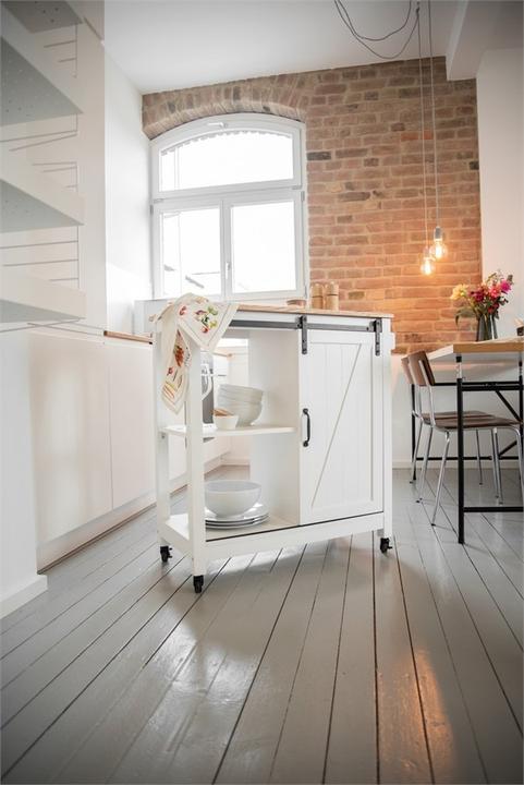 Actual product image Wenko Serving trolley white 80.0 x 40.0 x 88.5 cm