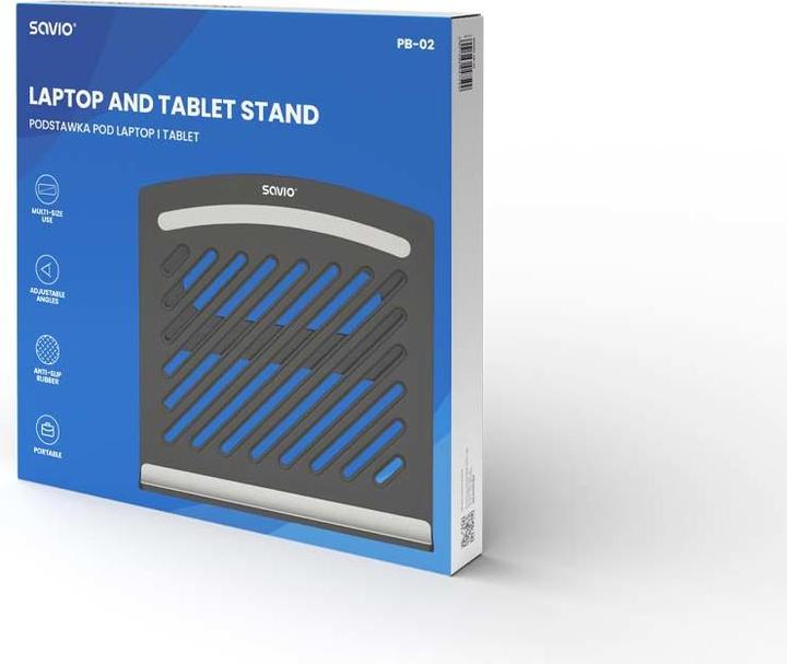 Actual product image Savio Laptop Replacement Laptop Office Tablet Plastic PB-02
