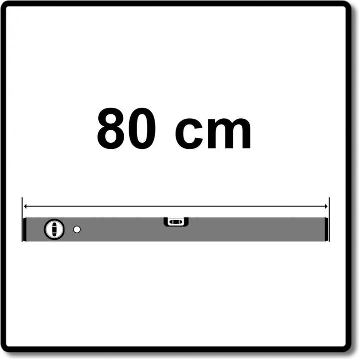 Actual product image Stabila Spirit level type AS (80 cm)