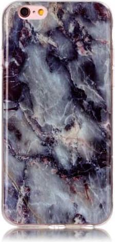 Produktbild Ueli Express iPhone 6s / 6 Gummi Hülle TPU Marmor Optik Schwarz Blau (Apple iPhone 6s, Apple iPhone 6)