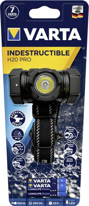 Actual product image Varta Indestructible H20 Pro (350 lm)