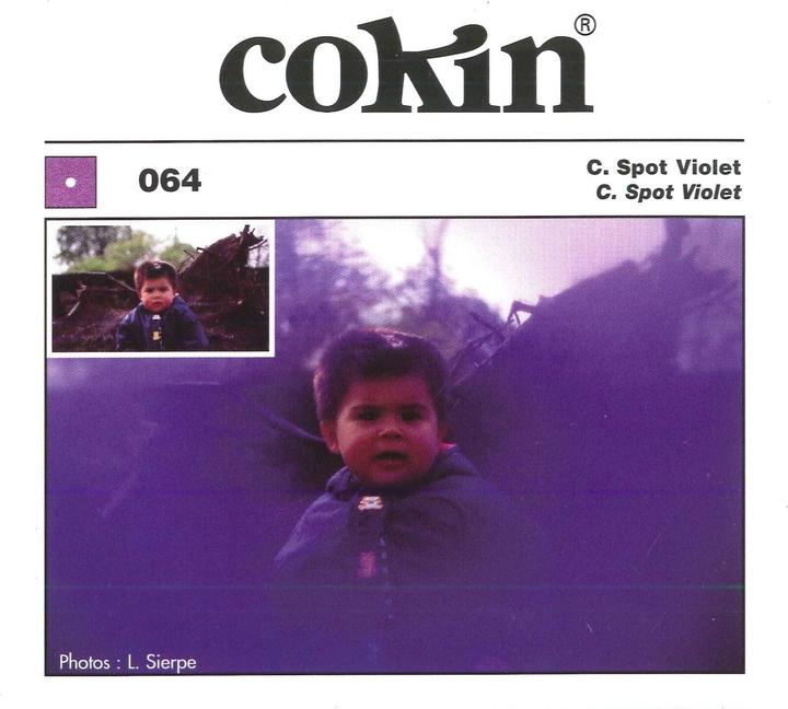 Actual product image Cokin Filter P064 C.Spot Violet (Colour filters)