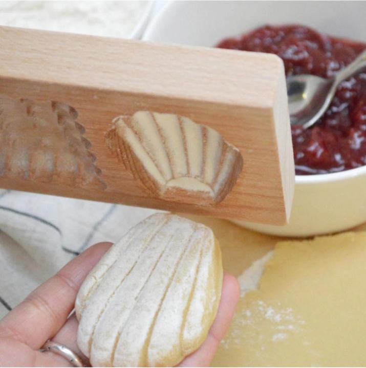 Immagine prodotto ScrapCooking Stampo in legno per biscotti ripieni Petits Biscuits, 20x10x2cm