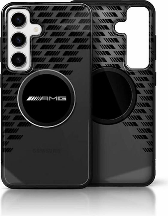 Image du produit Mercedes AMG Transparent Rhombs MagSafe Case for Samsung Galaxy S25 - Black (Samsung Galaxy S25)