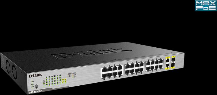 Produktbild D-Link 26-PORT LAYER2 POE+ GB SWITCH (24 Ports)