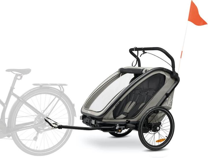 Produktbild Hauck 3in1 Fahrradanhänger Bike N Walk Duo für
