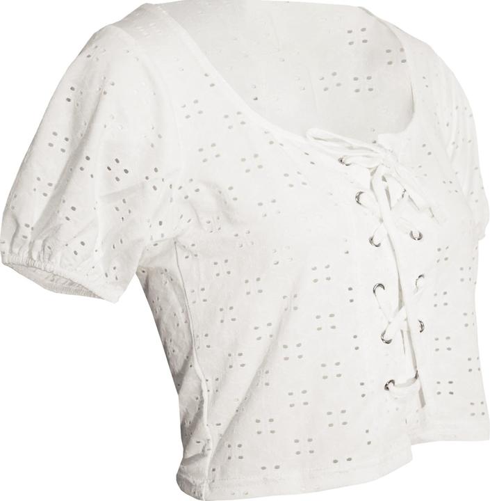 Produktbild Brave Soul Tessa Broderie Anglaise Top mit Spitzeneinsatz Frauen (M)