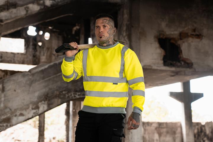 Actual product image Korntex Hi-Vis Sweatshirt (3XL)