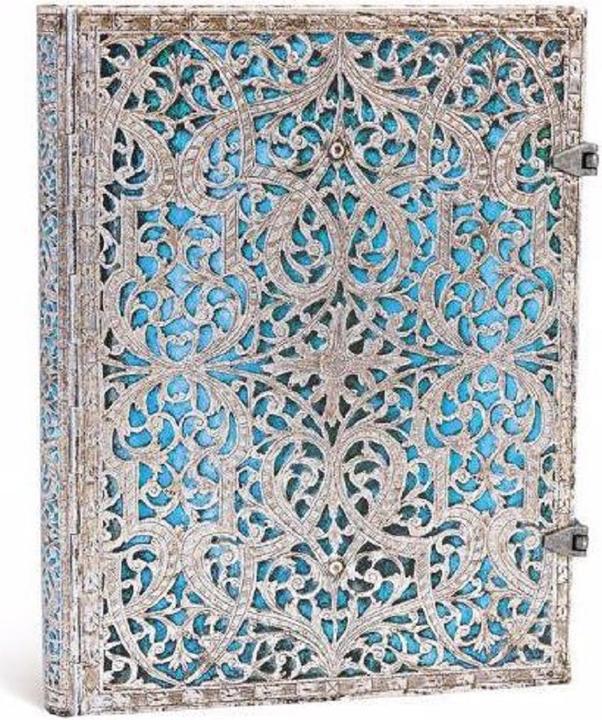 Image du produit Paperblanks Bleu Maya (A5, À rayures, Couverture rigide)