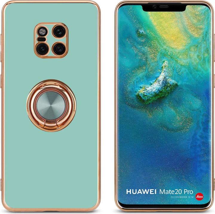Produktbild Cadorabo Hülle für Huawei MATE 20 PRO im TPU mit Kameraschutz und Ring LM089 Style (Huawei Mate 20 Pro)